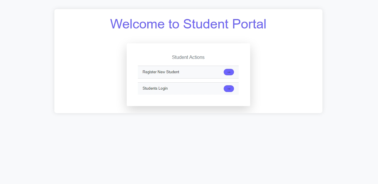 Student Registration System